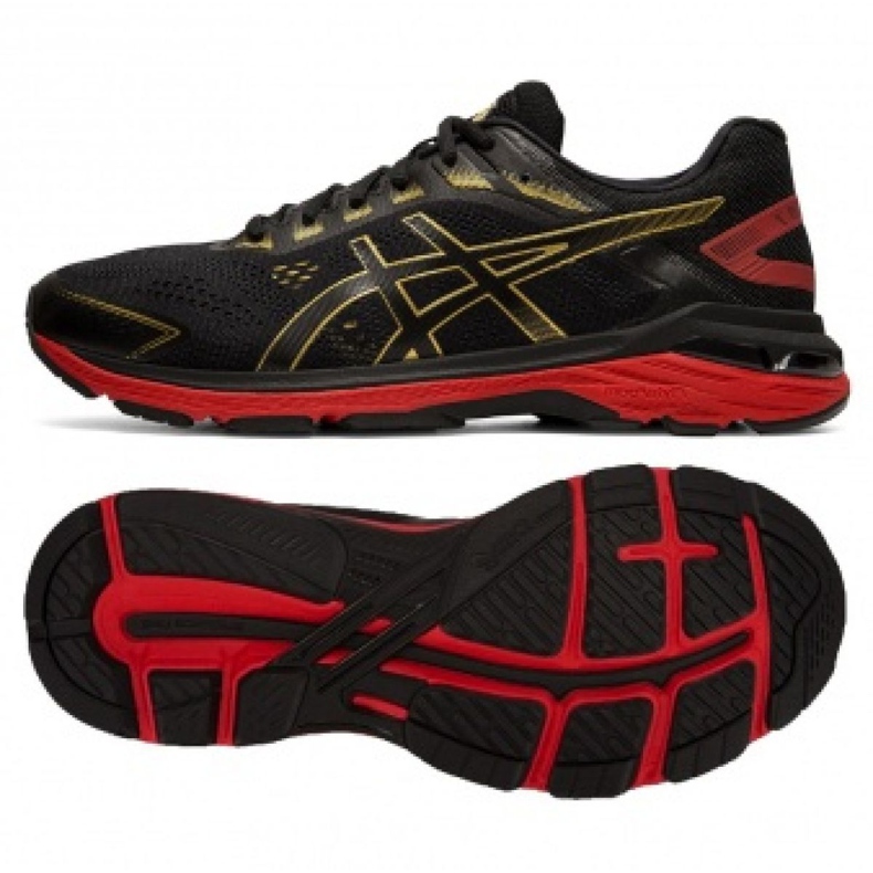 Tênis de corrida Asics GT-2000 7 M 1011A262-001 preto Tênis de corrida Asics GT-2000 7 M 1011A262-001 preto