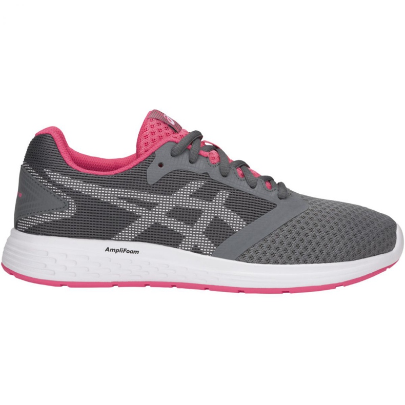 Tênis de corrida Asics Patriot 10 W 1012A117-022 rosa cinza