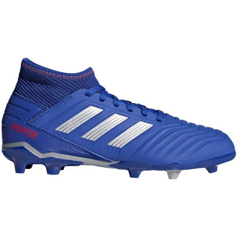 Chuteiras Adidas Predator 19.3 Fg Jr CM8533 multicolorido azul Chuteiras Adidas Predator 19.3 Fg Jr CM8533 multicolorido azul