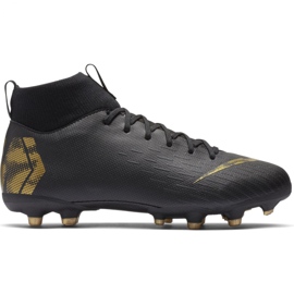 Sapatos de futebol Nike Mercurial Superfly 6 Academia Mg Jr AH7337-077 preto preto