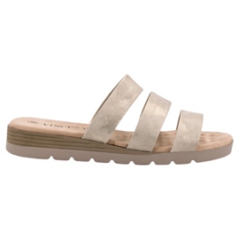 Chinelos Golden VINCEZA dourado Chinelos Golden VINCEZA dourado