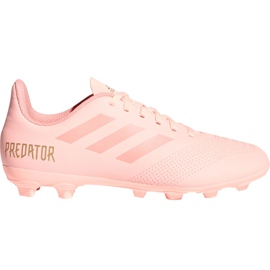 Chuteiras Adidas Predator 18.4 FxG Jr DB2322 multicolorido rosa