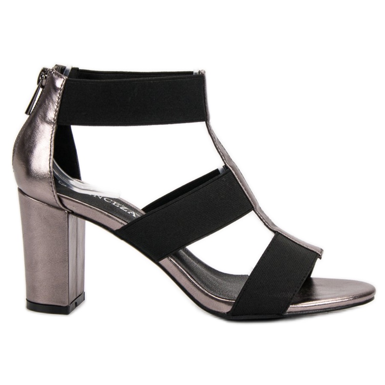 Sandálias da moda no Bar VINCEZA cinza