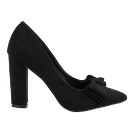 Seastar Bombas de camurça com arco preto Seastar Bombas de camurça com arco preto