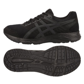 Tênis de corrida Asics Gel Contend 5 M 1011A256-002 preto