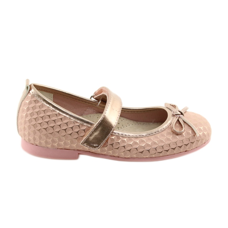 Arco feminino das bailarinas American Club GC16 amarelo rosa