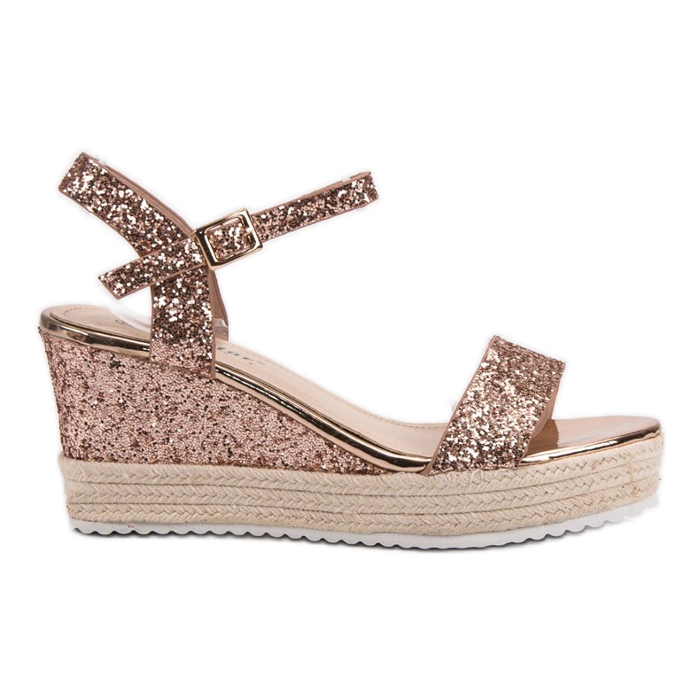 Seastar Sandálias de cunha confortáveis amarelo