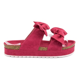 Seastar Chinelos com laços rosa
