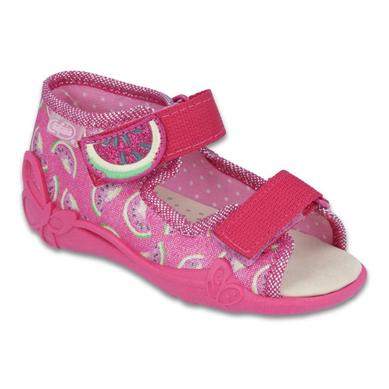 Calçado infantil amarelo Befado 342P004 rosa