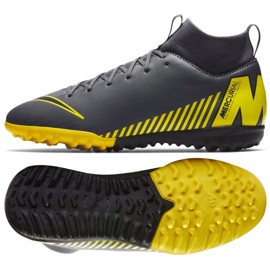 Chuteiras Nike Mercurial SuperflyX 6 Academy Gs Tf Jr AH7344-070 multicolorido cinza