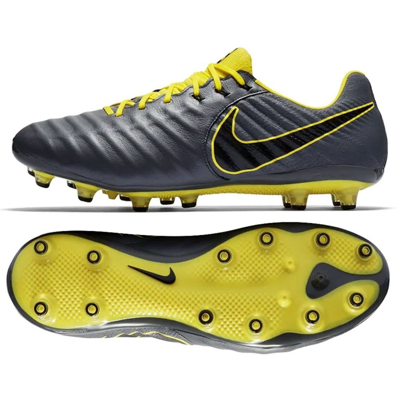 Chuteira Nike Tiempo Legend 7 Elite Ag Pro M AH7423-070 preto cinza