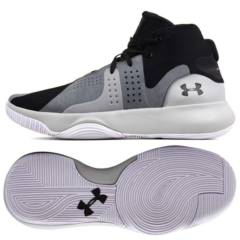 Tênis de basquete Under Armour Ua Anomaly M 3021266-003 multicolorido preto