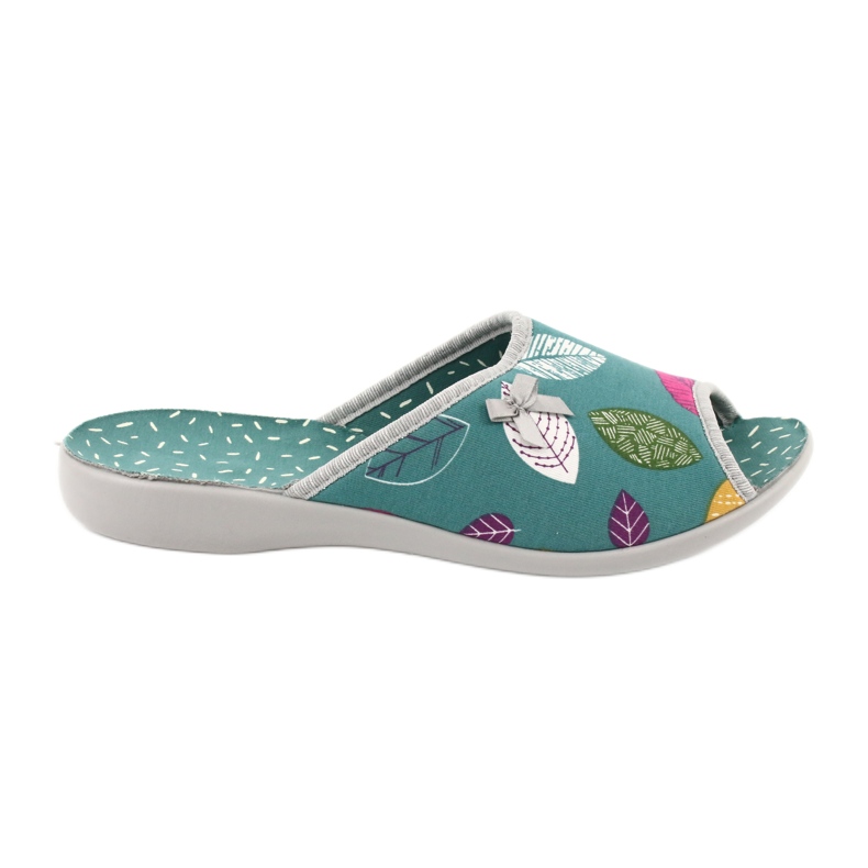 Sapatos femininos Befado pu 254D103 multicolorido multicolorido verde