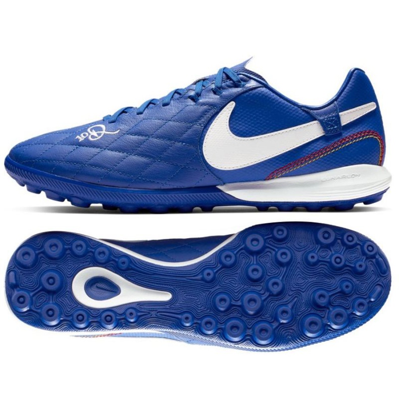 Chuteiras Nike Tiempo Lunar LegendX 7 Pro 10R Tf M AQ2212-410 azul azul