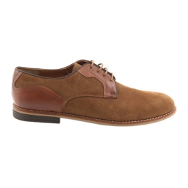 Sapatos masculinos Badura Casual 3687 Brown marrom