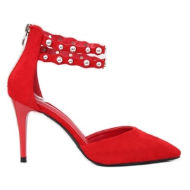 Pregos vermelhos com pregos B-51 Vermelho Pregos vermelhos com pregos B-51 Vermelho