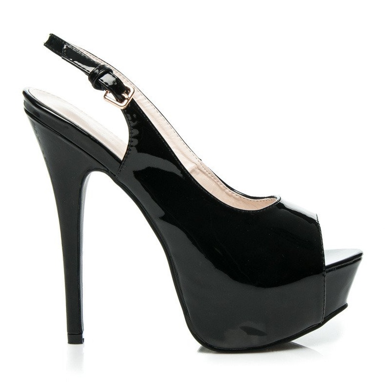 Comer Shine High Heels preto