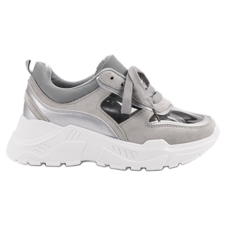 Tênis Transparentes cinza