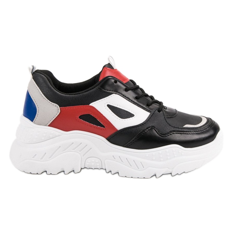 Tênis na plataforma preto