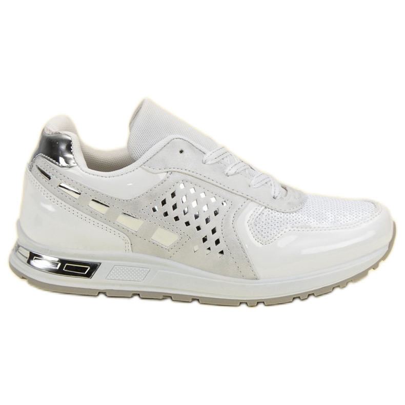 Calçados Esportivos Com Lantejoulas branco