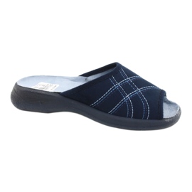 Sapatos femininos Befado pu 442D147 azul