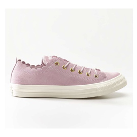 Converse Chuck Taylor All Star Vieira 416 Garça Rosa de Espuma Dourada roxo