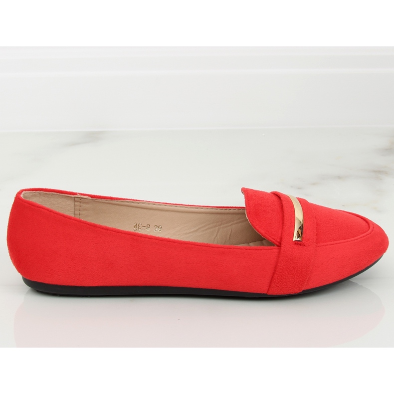 Mocassim feminino vermelho 3C-9 Vermelho II-GAT