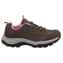 Sapatos de trekking marrons castanho