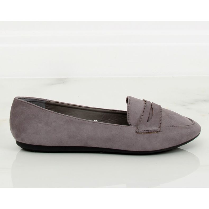 Mocassins de bailarina cinza JM6655Q Gris II-GAT