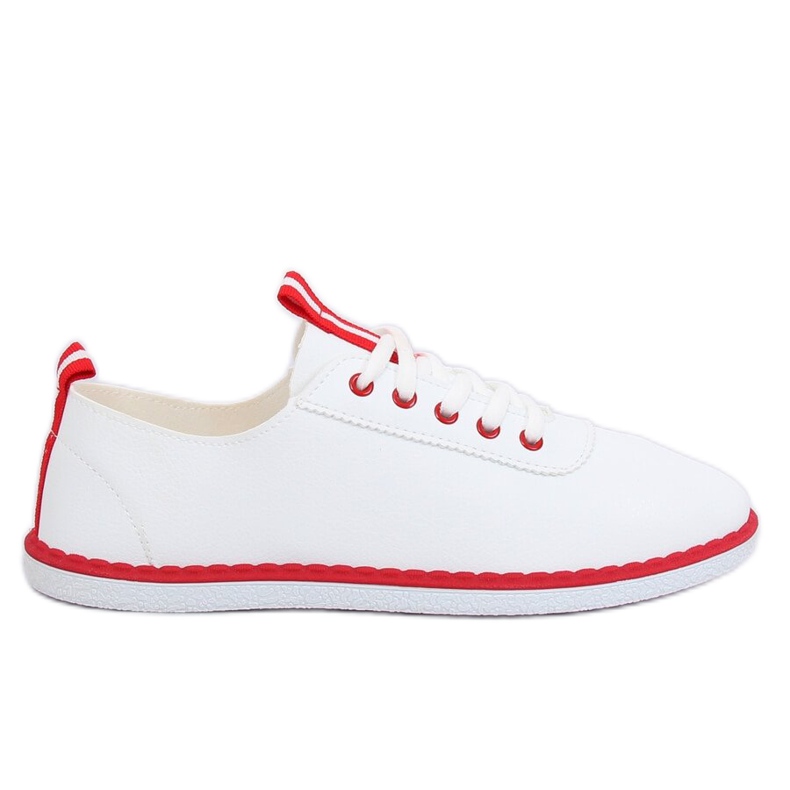 Tênis feminino branco e vermelho XJ-2918 Vermelho