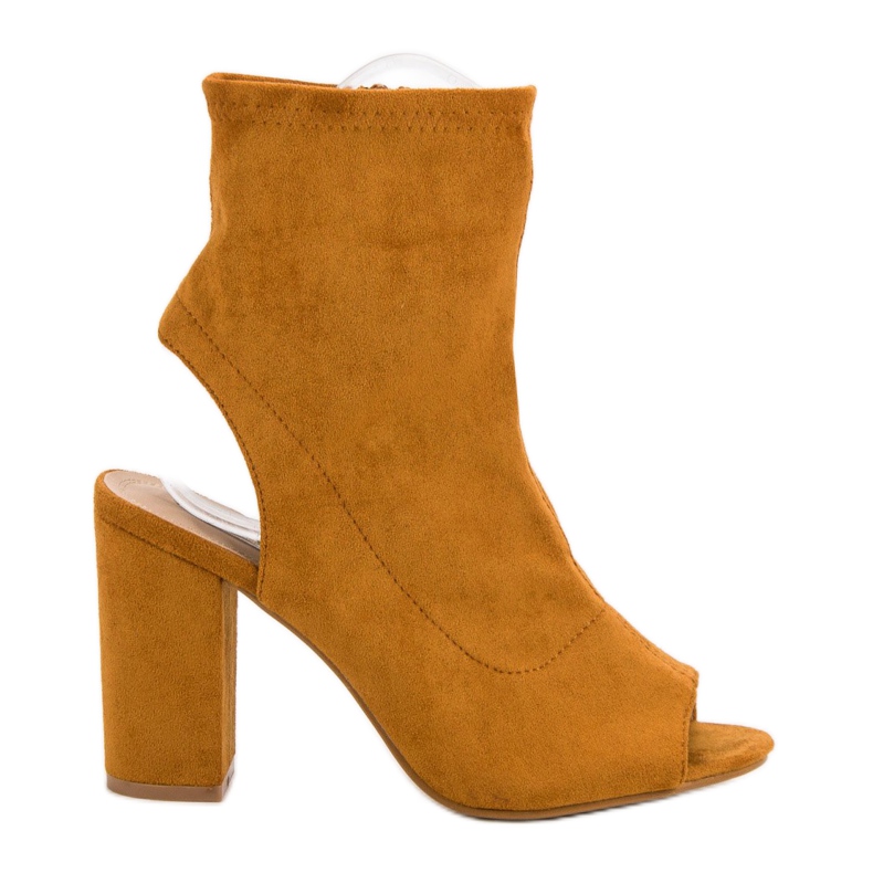 Nio Nio Botas de mostarda abertas amarelo