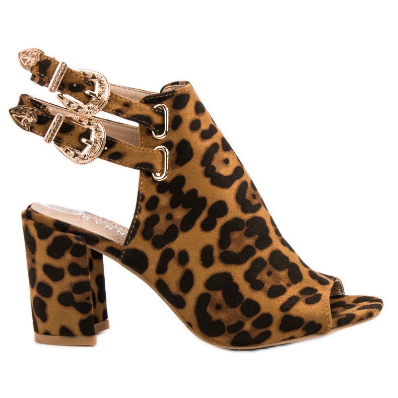 Erynn Sandálias de construção elegante castanho