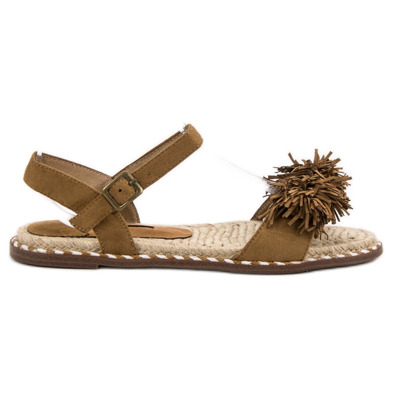 Corina Sandálias Camel castanho