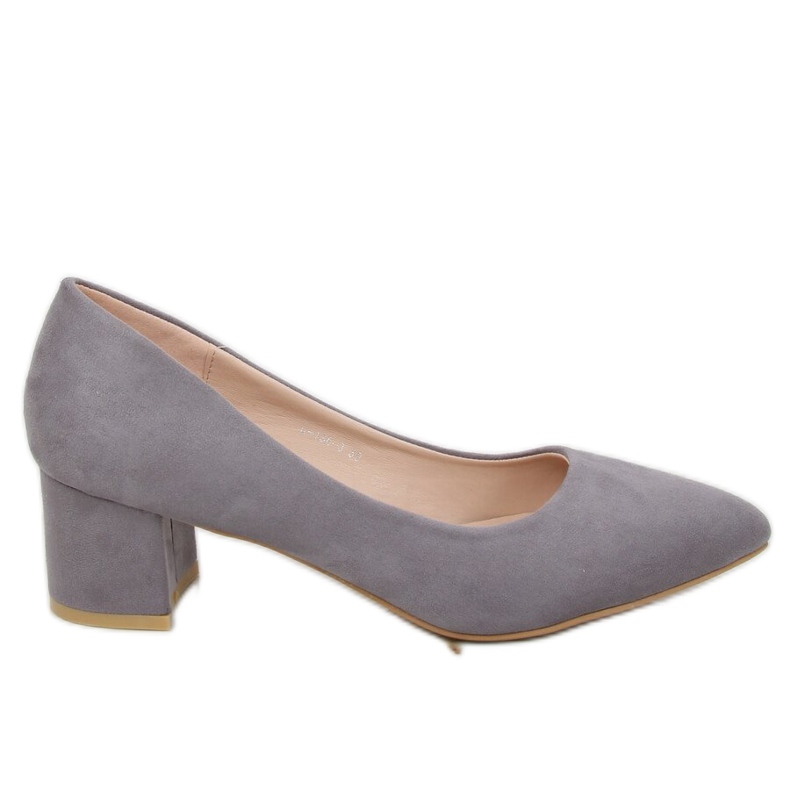 Cinza Bombas de salto baixo cinza G-136 Cinza