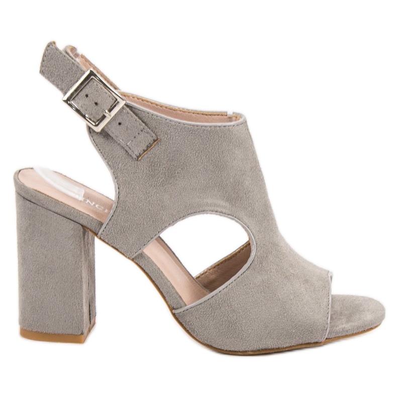 Sandálias VINCEZA fechadas cinza