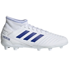 Chuteiras Adidas Predator 19.3 Fg Jr CM8535 multicolorido branco