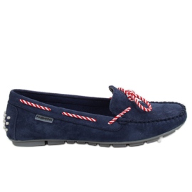 Mocassim azul marinho feminino MH04 Navy azul-marinho