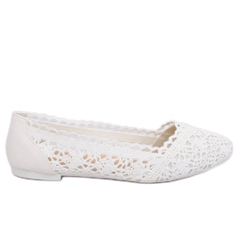 Bailarinas com orifícios brancos 4701 Branco