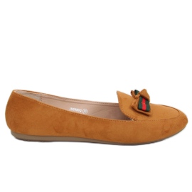 Mocassins camelo feminino JM6690Q Camel castanho
