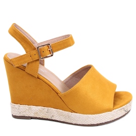 Sandálias Yellow Wedge FD-5M14 Yellow amarelo Sandálias Yellow Wedge FD-5M14 Yellow amarelo
