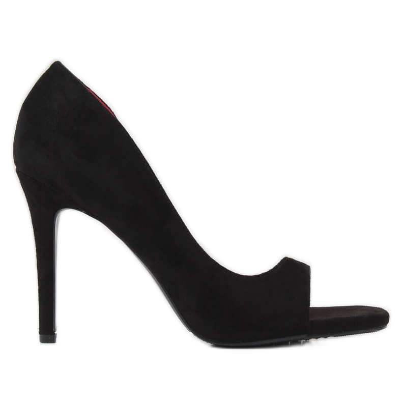 Bombas com dedo aberto preto G70270 Preto