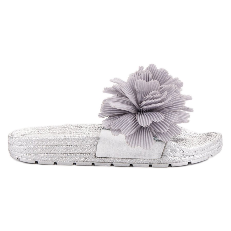 Seastar Chinelos cinza com flores