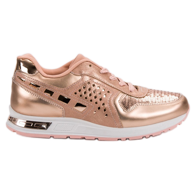 Calçados Esportivos Com Lantejoulas rosa Calçados Esportivos Com Lantejoulas rosa