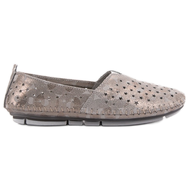 Kylie Calçados femininos de couro bege