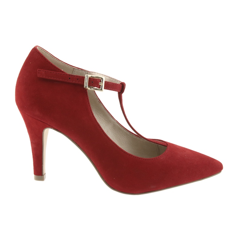 Sapatos de mulher vermelha Caprice 24400 vermelho