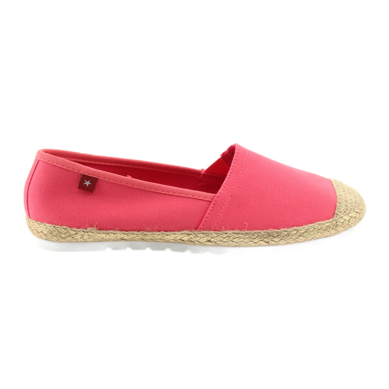 Big Star Alpargelas femininas 274731 rosa-coral