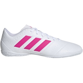 Sapatos de interior adidas Nemeziz 18,4 em M D97995 branco branco