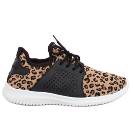 Tênis Leopard 7758-Y Leopard Print marrom