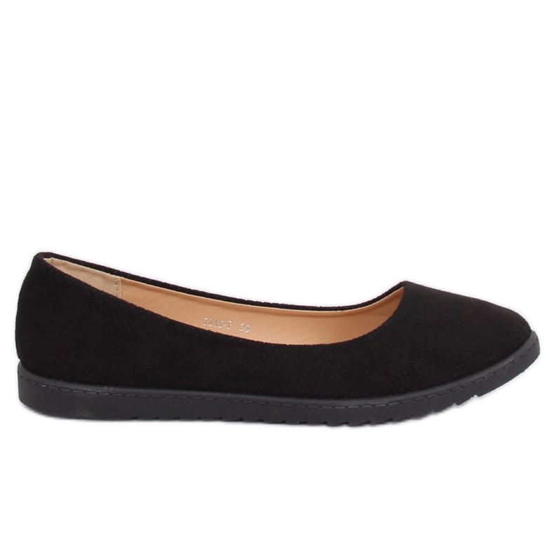 Bailarinas femininas negras 7845-P Black preto