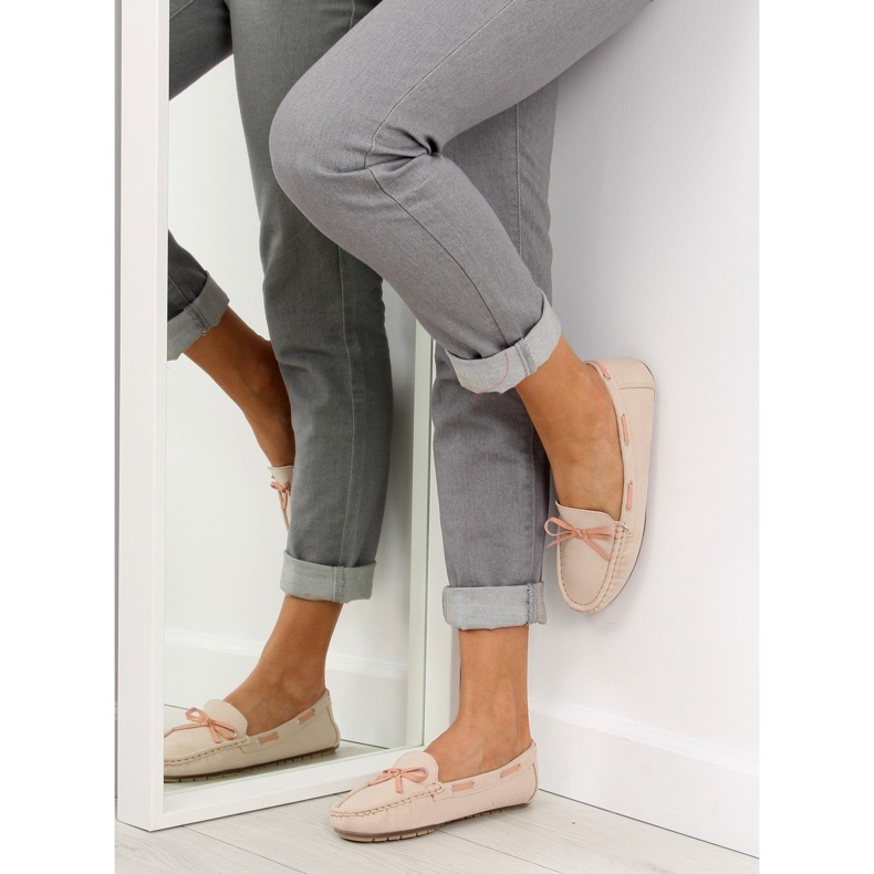 Mocassins femininos clássicos bege 3145 Bege II-GAT
